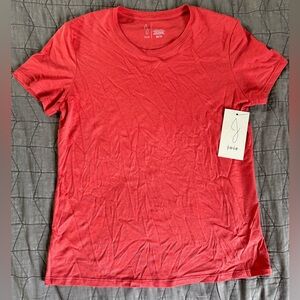 Joie soft cotton lyocell tshirt xs salmon